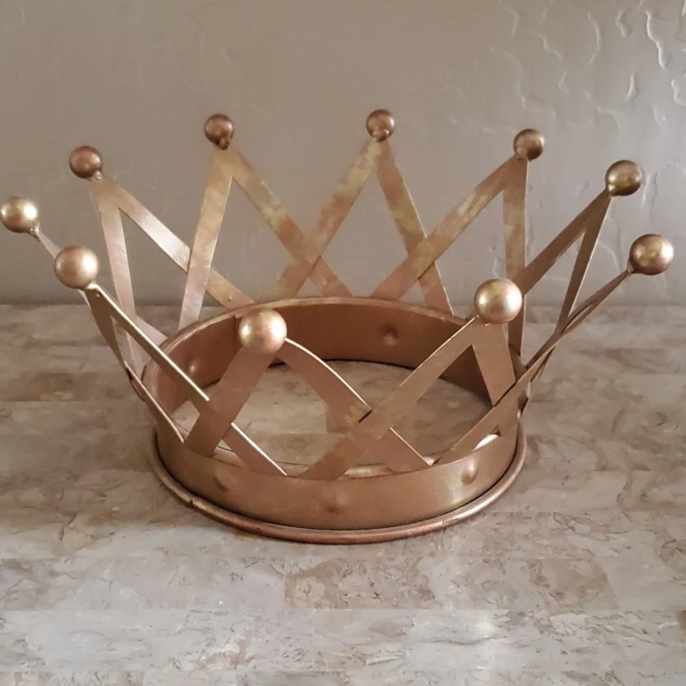 Vintage Brass Crown